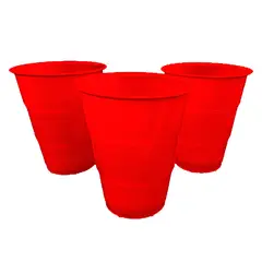 GENERICO - VASO 7 ROJO X10 UNI.