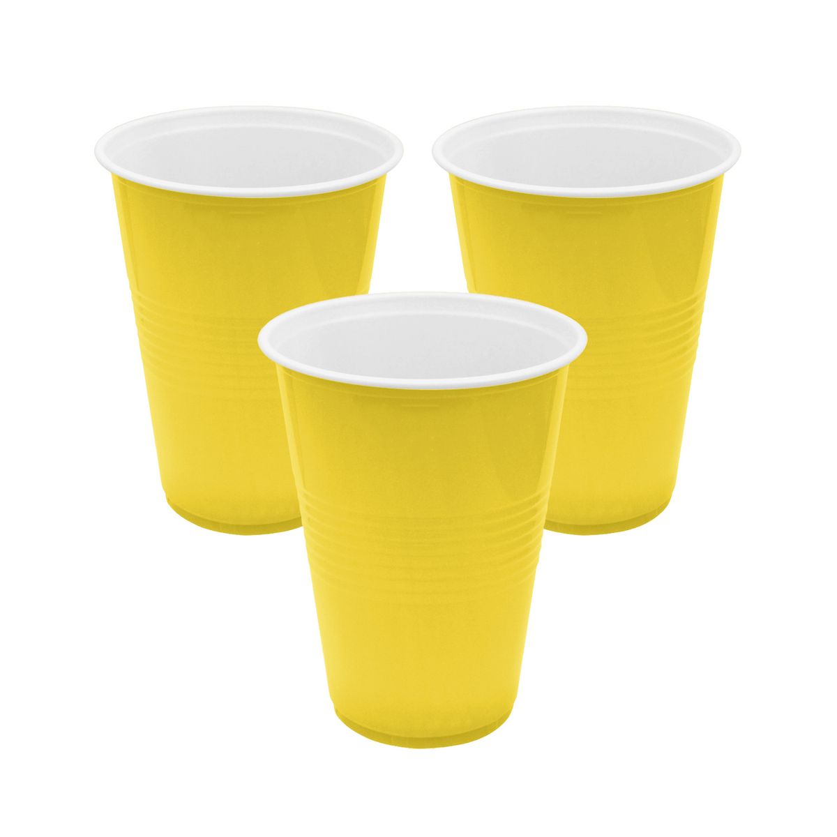 GENERICO - VASO AMARILLO 450ML X10UNI