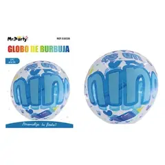 GENERICO - Globo burbuja de niño 20cm