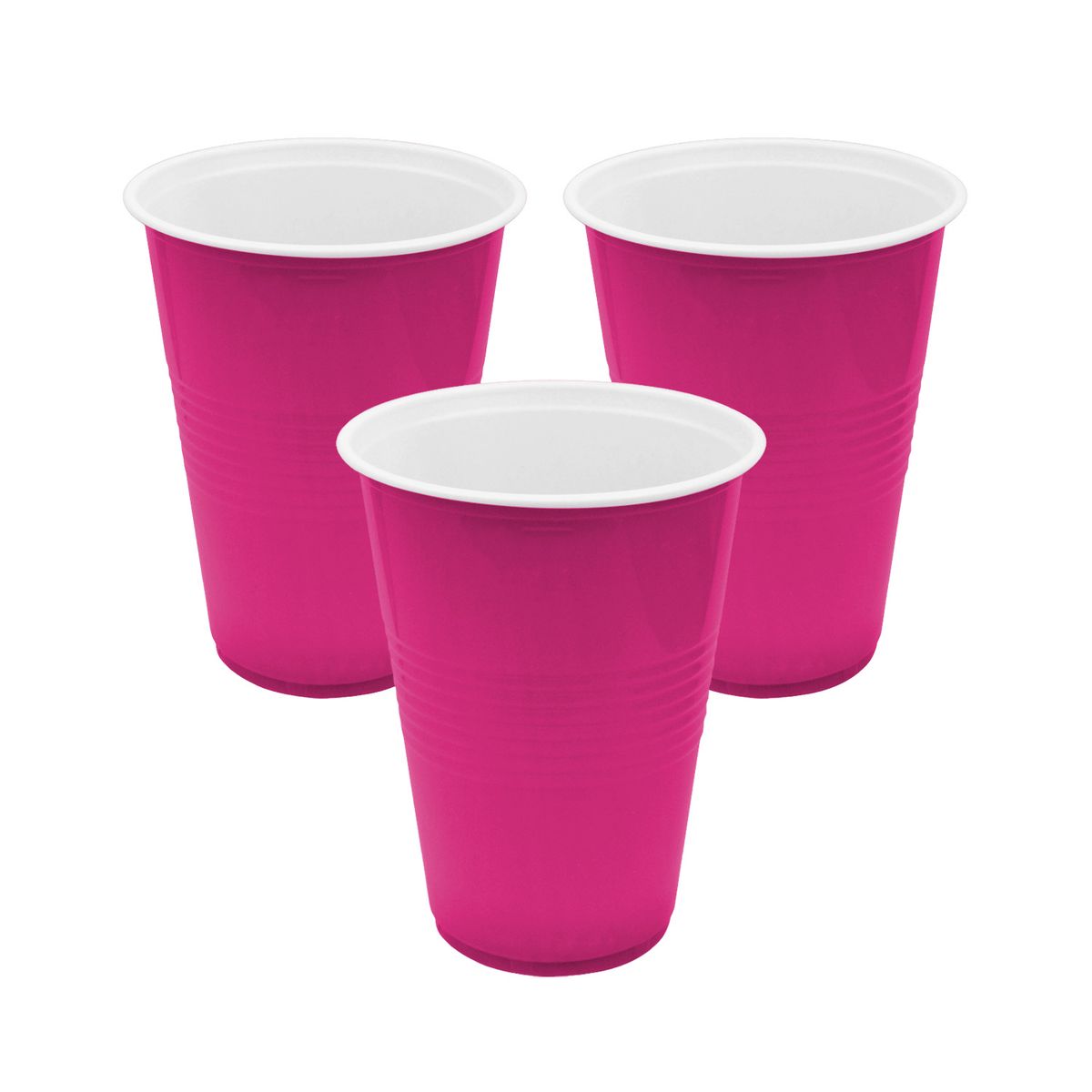 GENERICO - VASO FUCSIA 450ML X10UNI