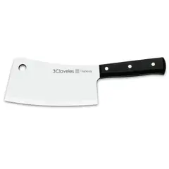 3 CLAVELES - Cuchillo Inox Machete 20 cm Mango Madera