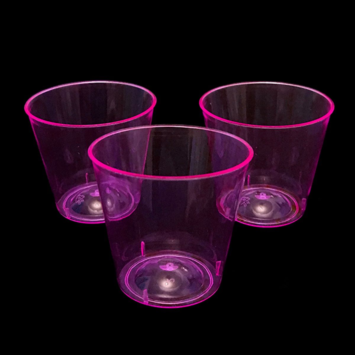 GENERICO - VASO SHOT ACRILICO NEON FUCSIA X30 PCS X1 UNI