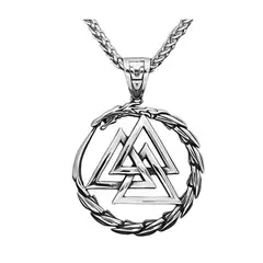 GENERICO - Collar Vikingo Valknut Dragon Hombre Mujer Moda