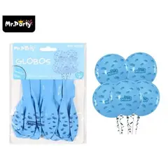 GENERICO - Globos de látex Es un Niño color azul 30cm 5pcs