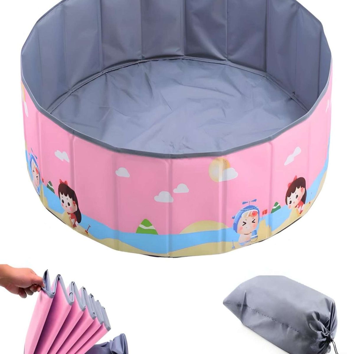 GENERICO - Piscina Armable para Jugar en interior y exterior Niña