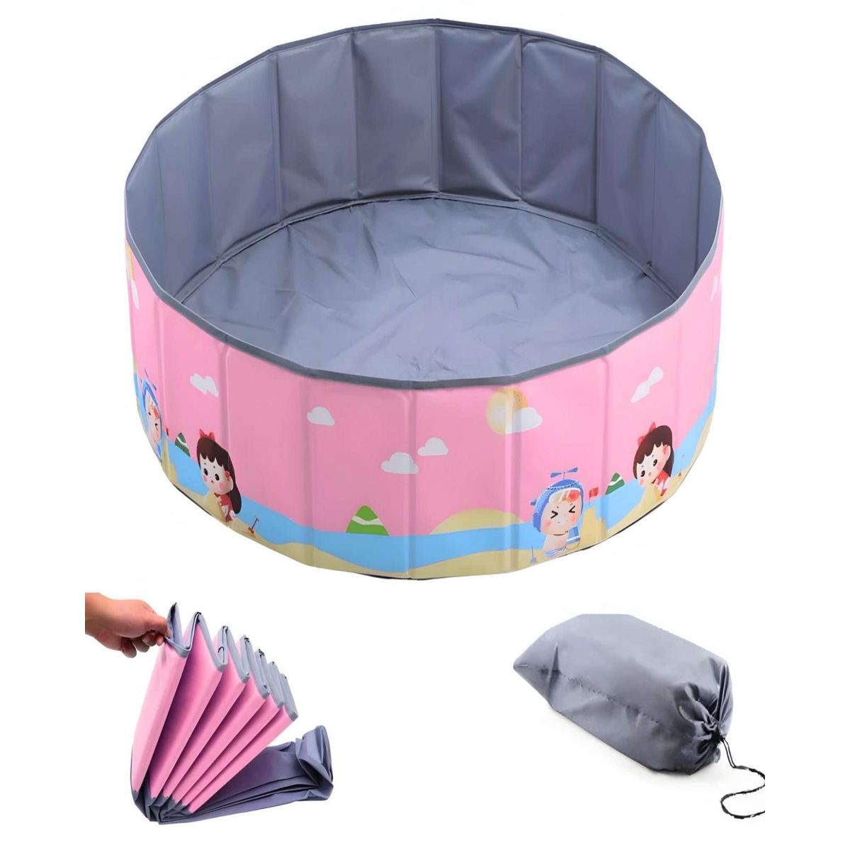 GENERICO - Piscina Armable para Jugar en interior y exterior Niña