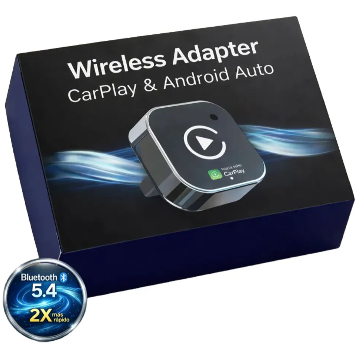 GENERICO - Adaptador Para Carplay Androidauto Inalámbricos Usb Actualizable 2026