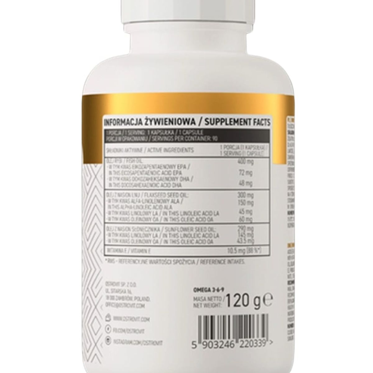 OSTROVIT - OMEGA 3 Ostrovit DE 90 CAPS