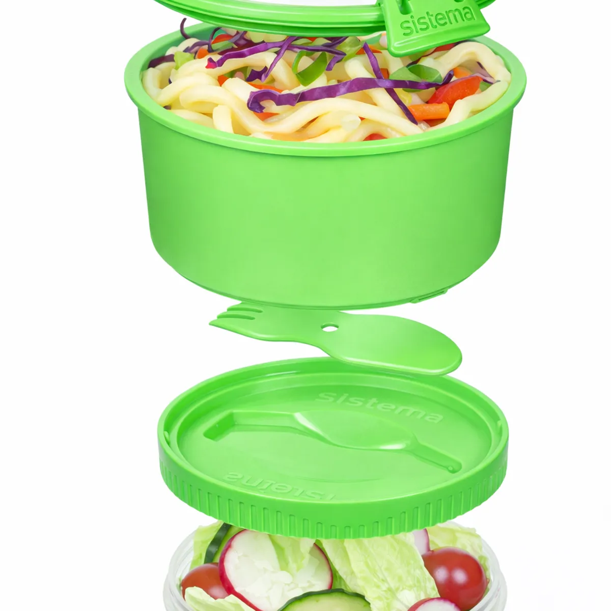 SISTEMA - Contenedor de Almuerzo 965 ml. Apto para Microondas - Fabricados en Nueva Zelandia