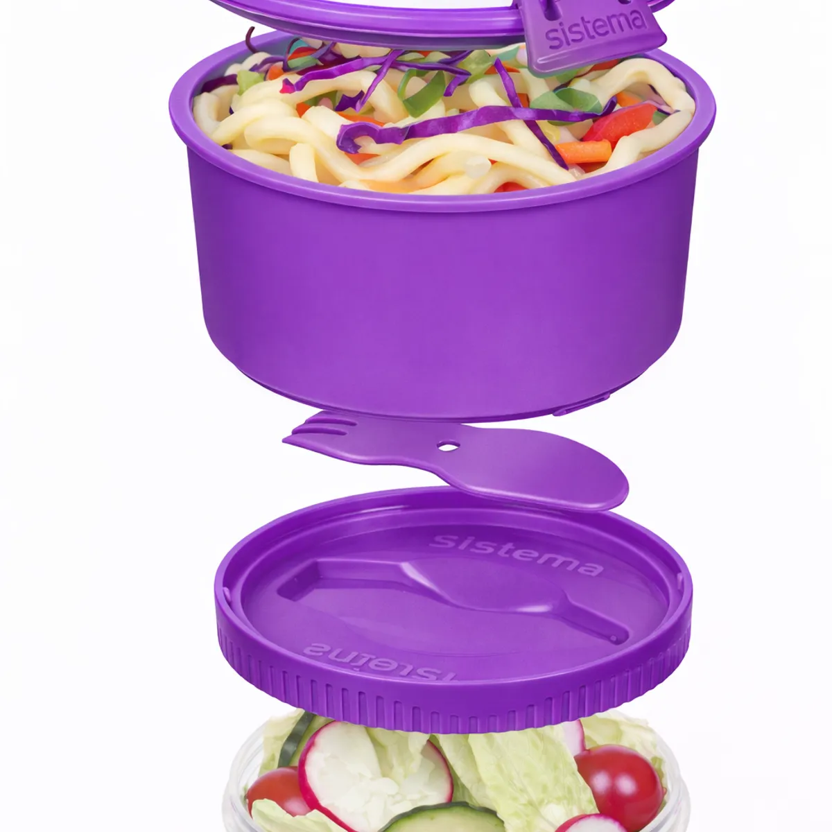 SISTEMA - Contenedor de Almuerzo 965 ml. Apto para Microondas - Fabricados en Nueva Zelandia