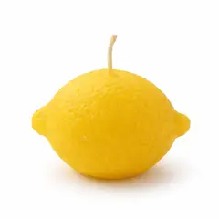 COLETTE - Vela de Cera Texturizada Forma y Aroma a Limón