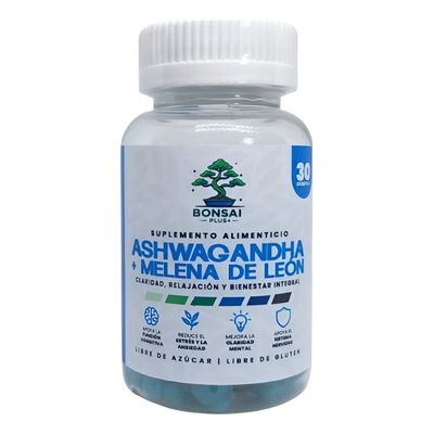 Imagen 2 del producto Gummies Ashwagandha + Melena De León Gomitas - Bonsai Plus+