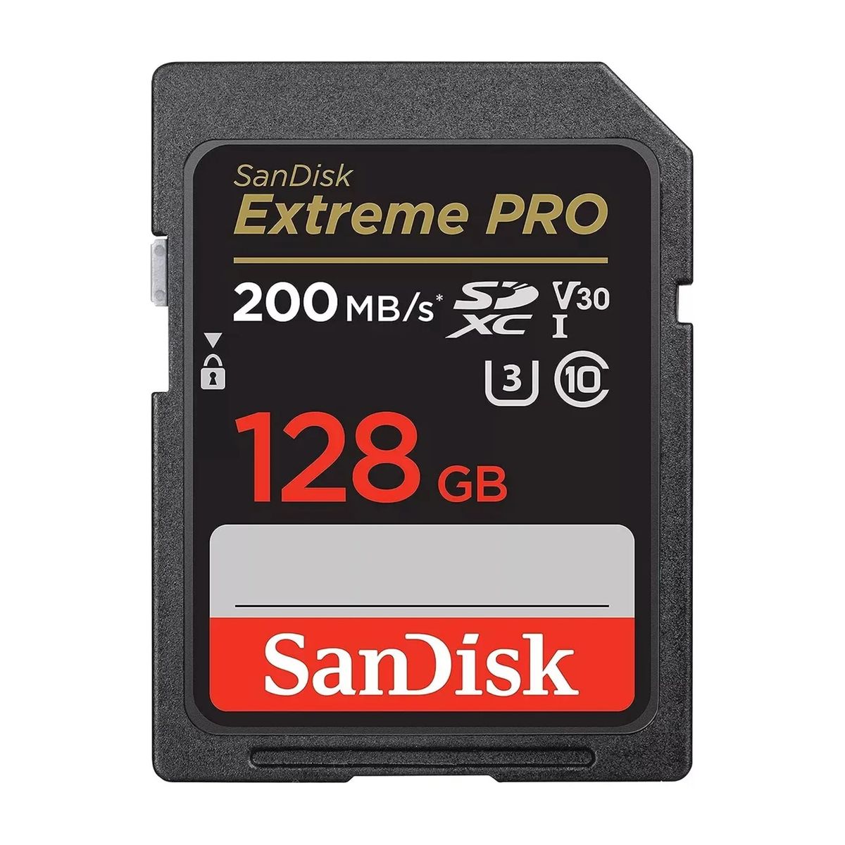 SANDISK - Memoria SD 128 Gb Sandisk Extreme Pro C10 U3 V30