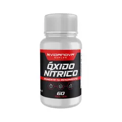 GENERICO - Óxido Nítrico Vidanova® 60 Cáps 1.000 Mg Booster Pre Entreno Sin Sabor