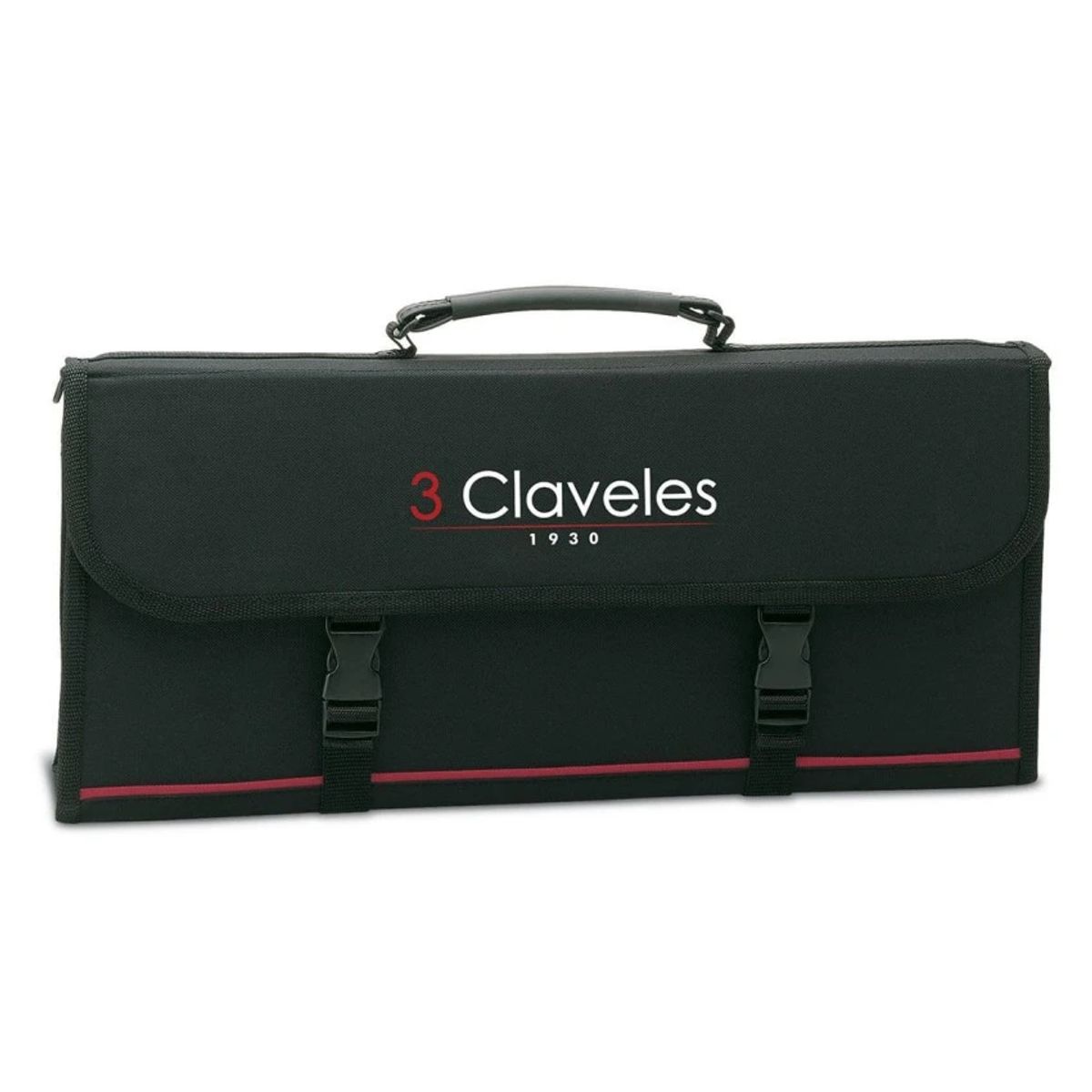 3 CLAVELES - Maletin Porta Cuchillo 17 Piezas en Loneta