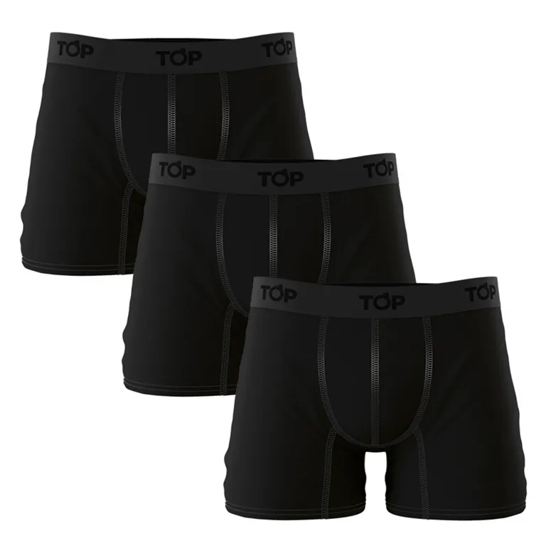 Pack De 3 Boxers Medios Algodón Hombre