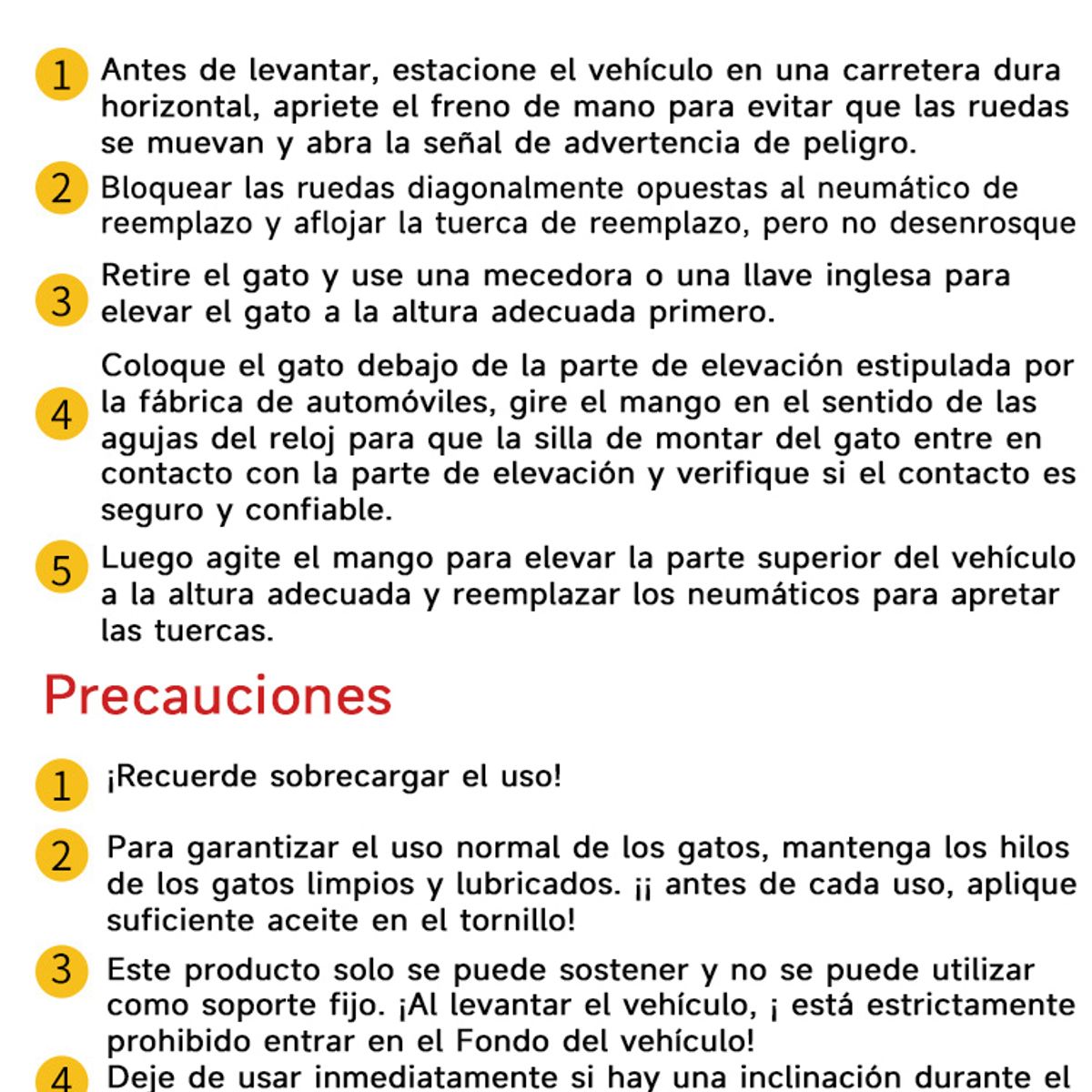 GENERAL - Gata Tijera Mecánica De 2 Toneladas Para Auto