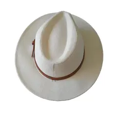 GENERICO - Sombrero Con Correa Ecocuero Sombrero Para El Sol Veraniego Unisex