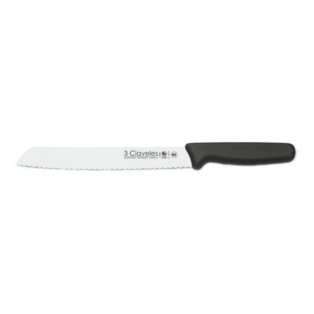 3 CLAVELES - Cuchillo Línea LIGHT Panadero 21 cm