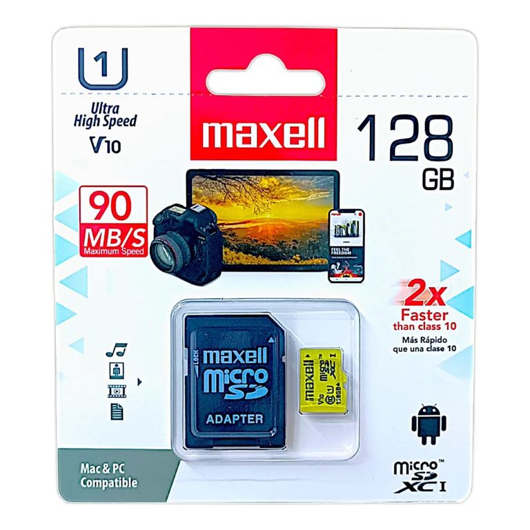 Tarjeta Memoria Micro Sd 128gb Clase 10 SDXC