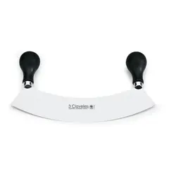 3 CLAVELES - Cuchillo Línea INOX UNIBL Verduras 22 cm 2 Mangos