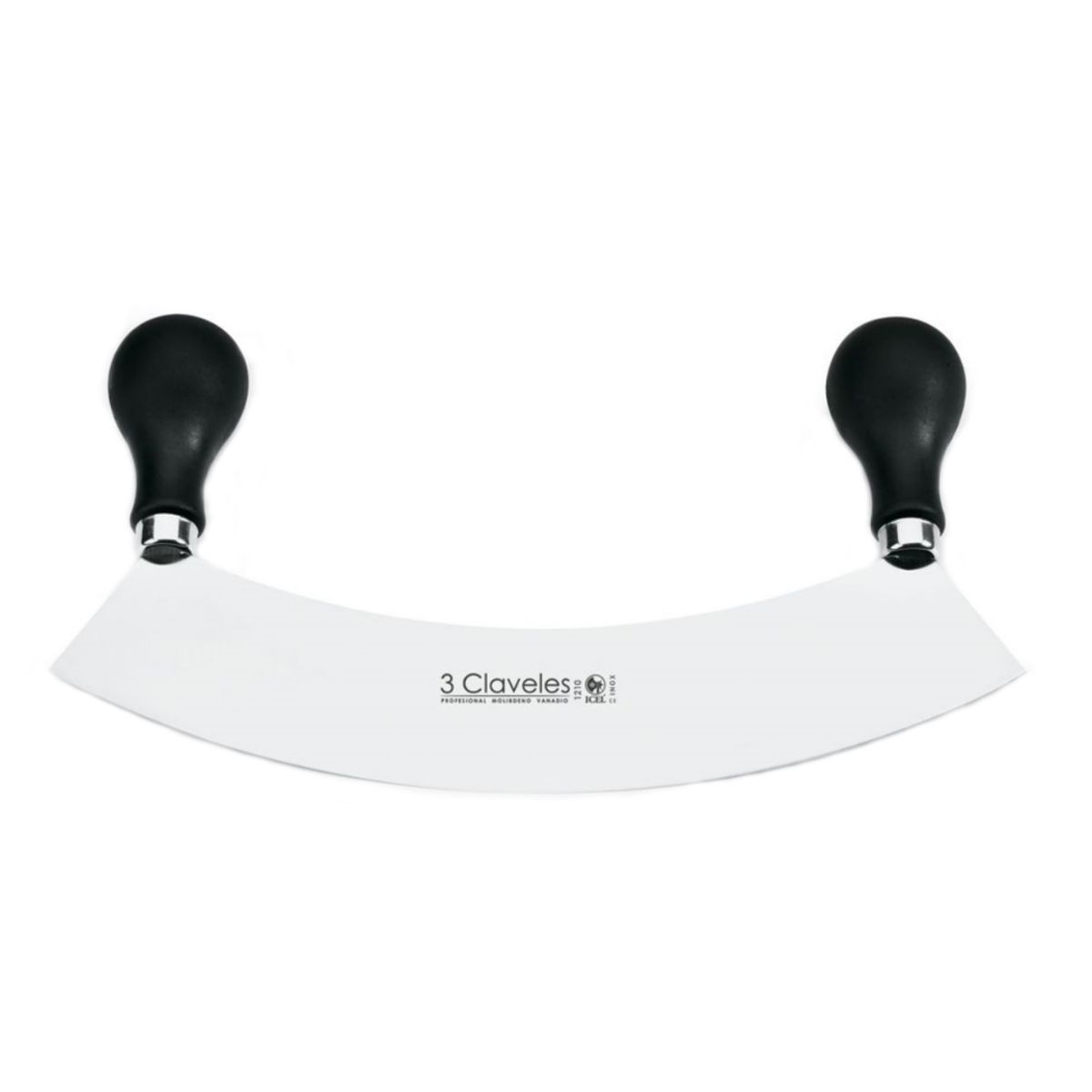 3 CLAVELES - Cuchillo Línea INOX UNIBL Verduras 27 cm 2 Mangos