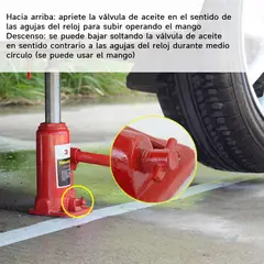 GENERAL - 2 Toneladas De Jack Hidráulico A Bordo