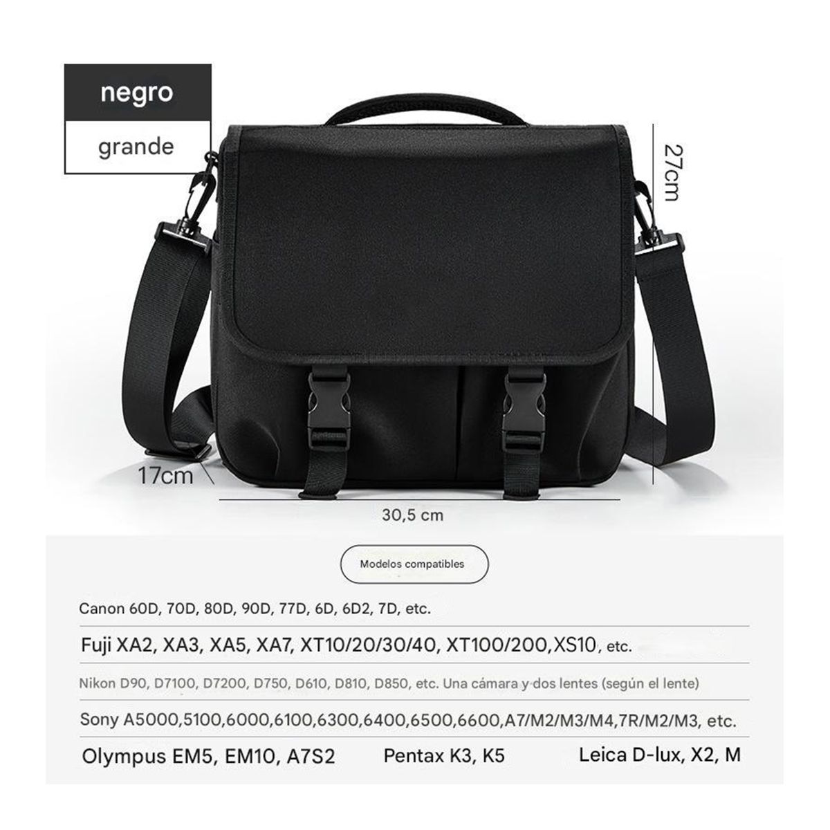 ATURE - Funda Para Cámara Digital Para Canon Fujifilm Sony