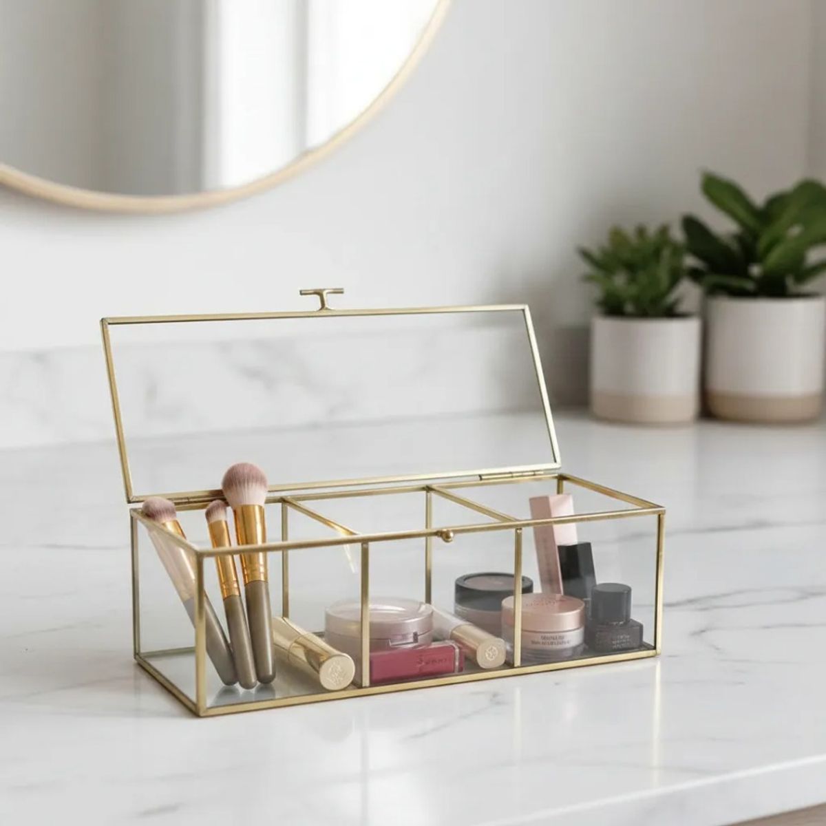 TODOHOGAR SANTIAGO DE CHILE - Organizador De Maquillaje, 3 Compartimentos