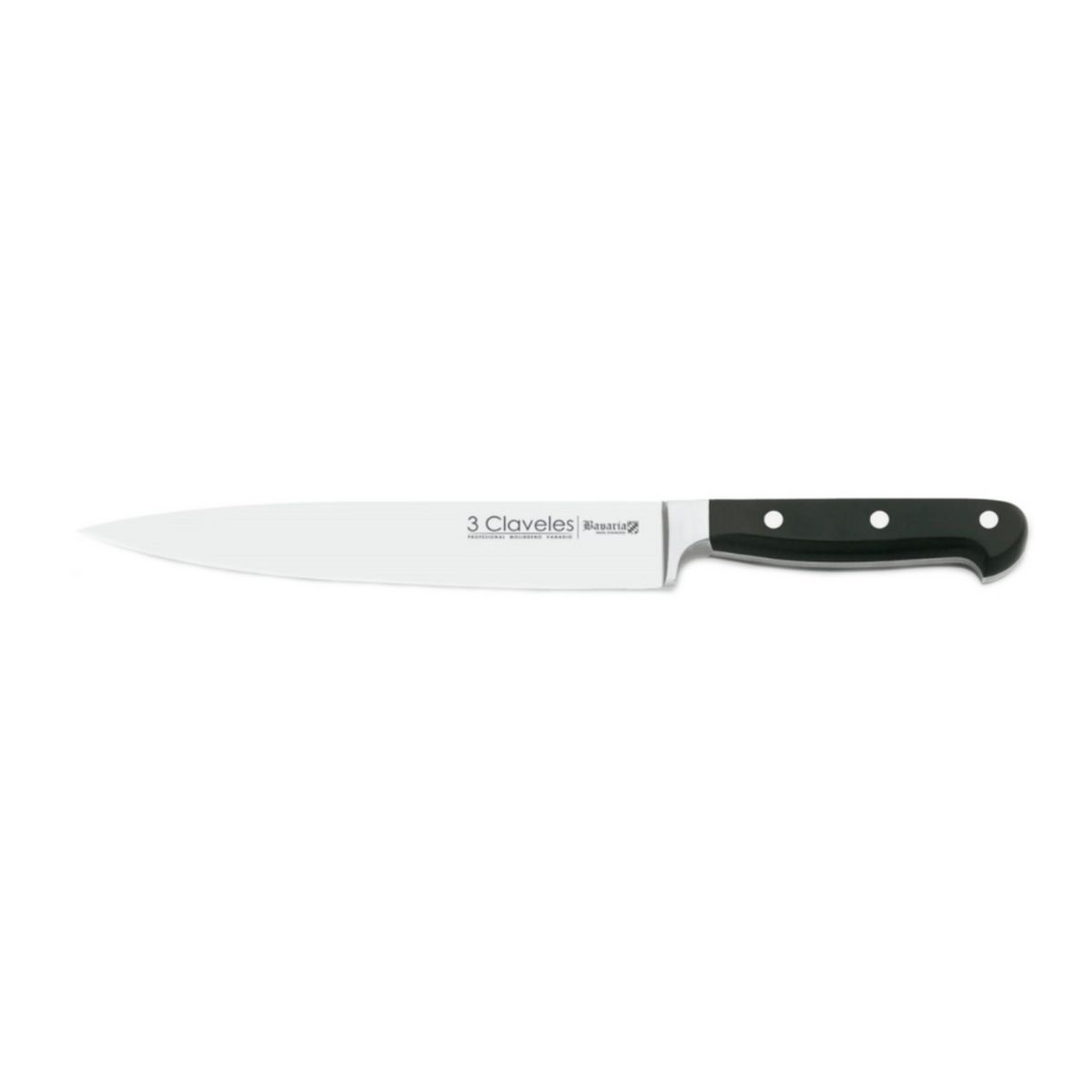 3 CLAVELES - Cuchillo Línea forjado alemán Trinchar 25 cm