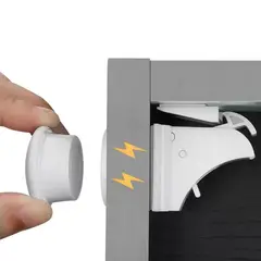 ATURE - Pack 4 De Seguros Magnéticos Puertas Y Cajones Bebé/ Niños