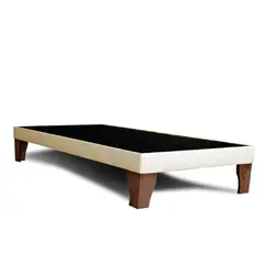 GENERICO - Base De Cama 1 Plaza Beige