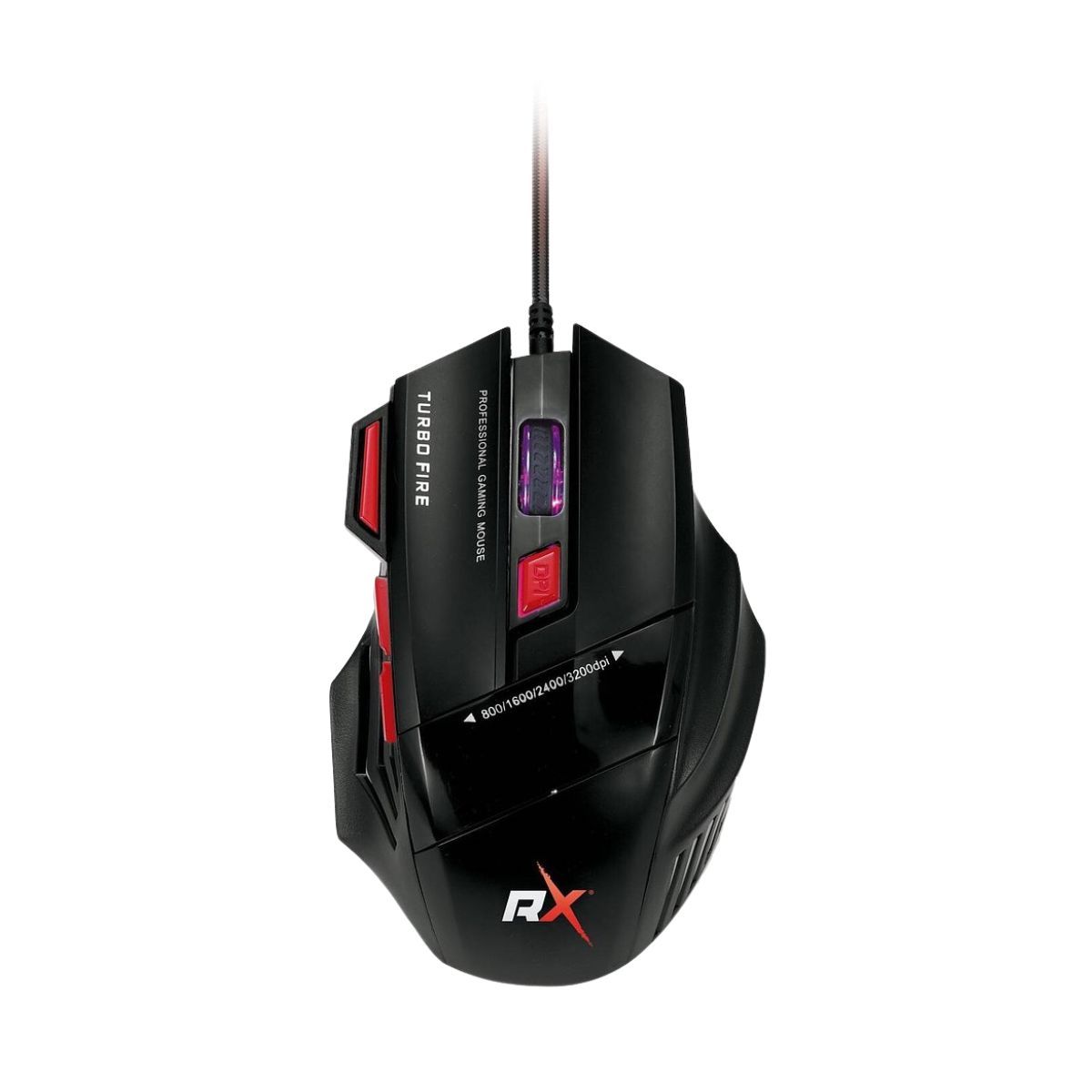 REPTILEX - Mouse Gamer ReptileX 6 3600 dpi Retroiluminado