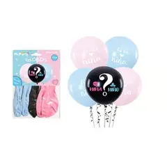 GENERICO - Globos de látex baby shower 30cm 5pcs