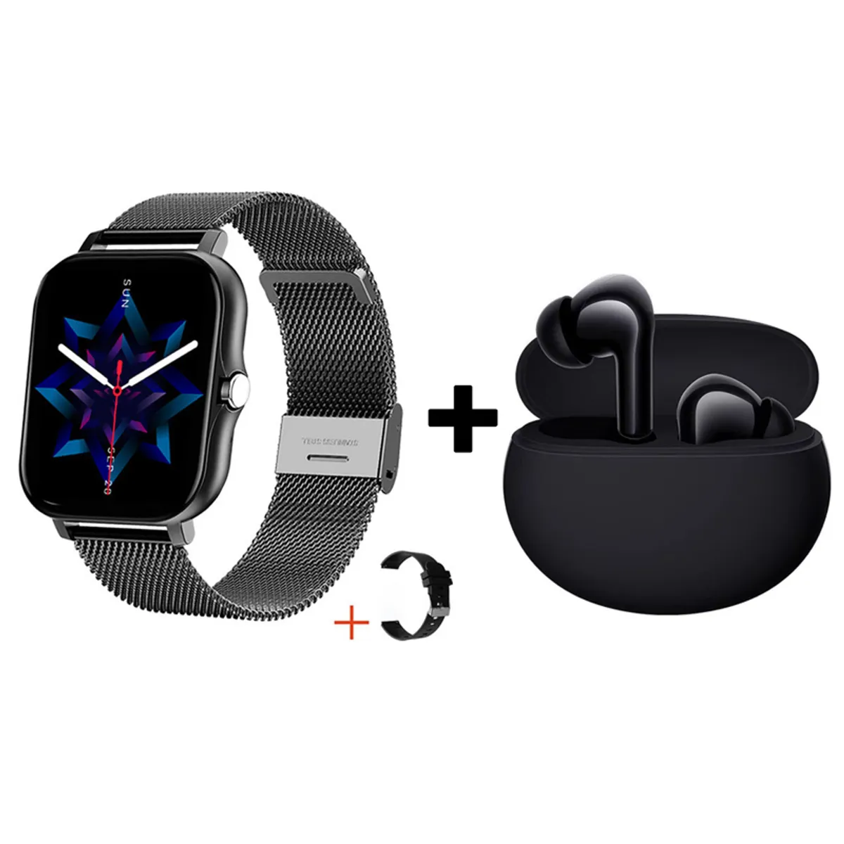 XIAOMI - Audífonos Bluetooth Redmi Buds 4 Active y Reloj Inteligente Y13 -Negro
