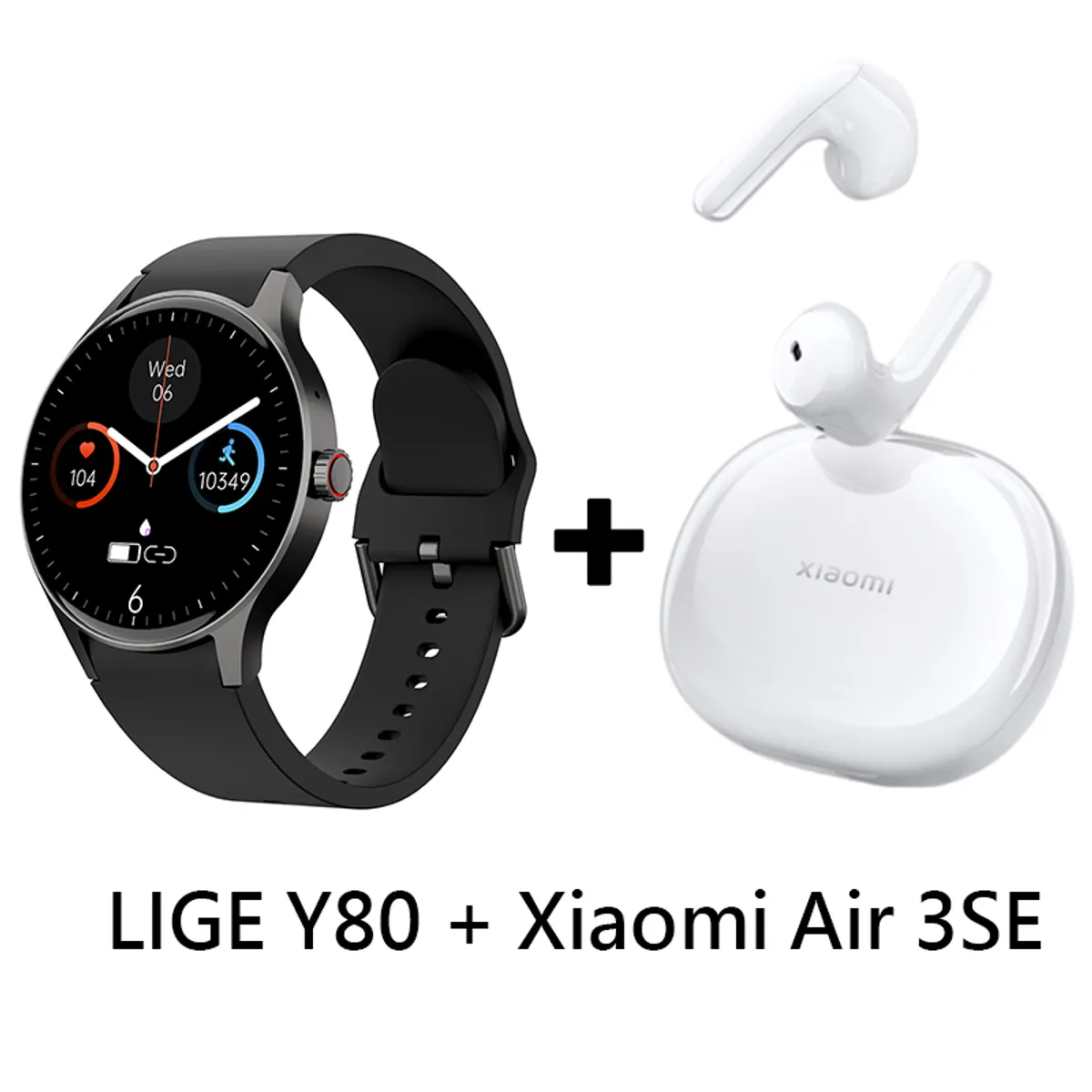 XIAOMI - Audífonos Bluetooth Xiaomi Air 3 SE y Reloj Inteligente Y80