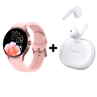 Audífonos Bluetooth Air 3 SE y Reloj Inteligente Y80 Blanco