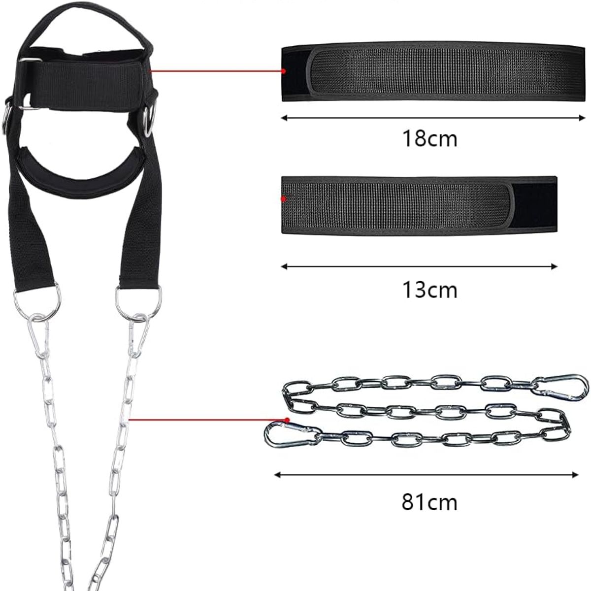 KUANGYE - Arnes Para Entrenamiento Cuello Cabeza Boxeo Lastre