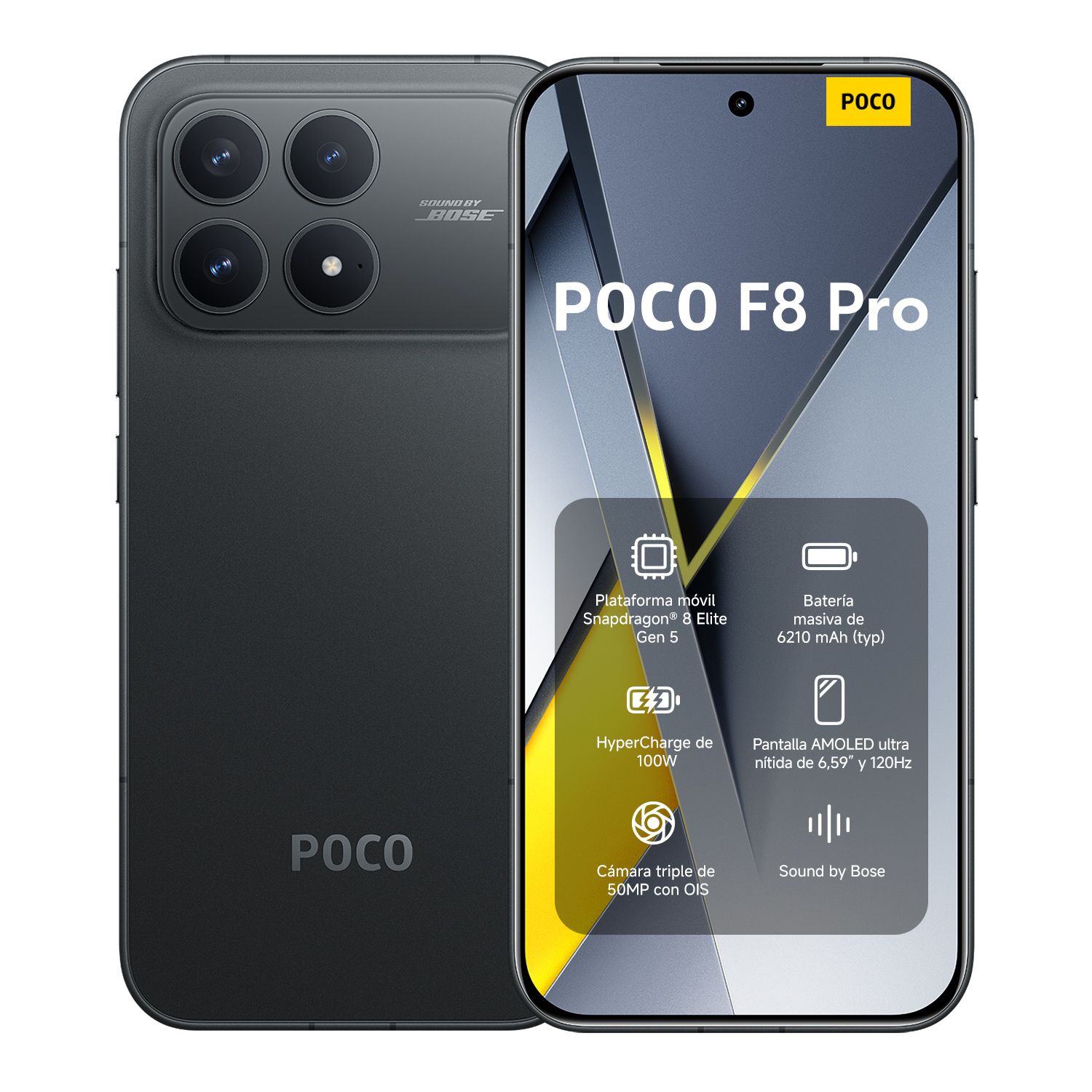 XIAOMI POCO F8 Pro Negro 12GB + 256GB | Falabella Chile