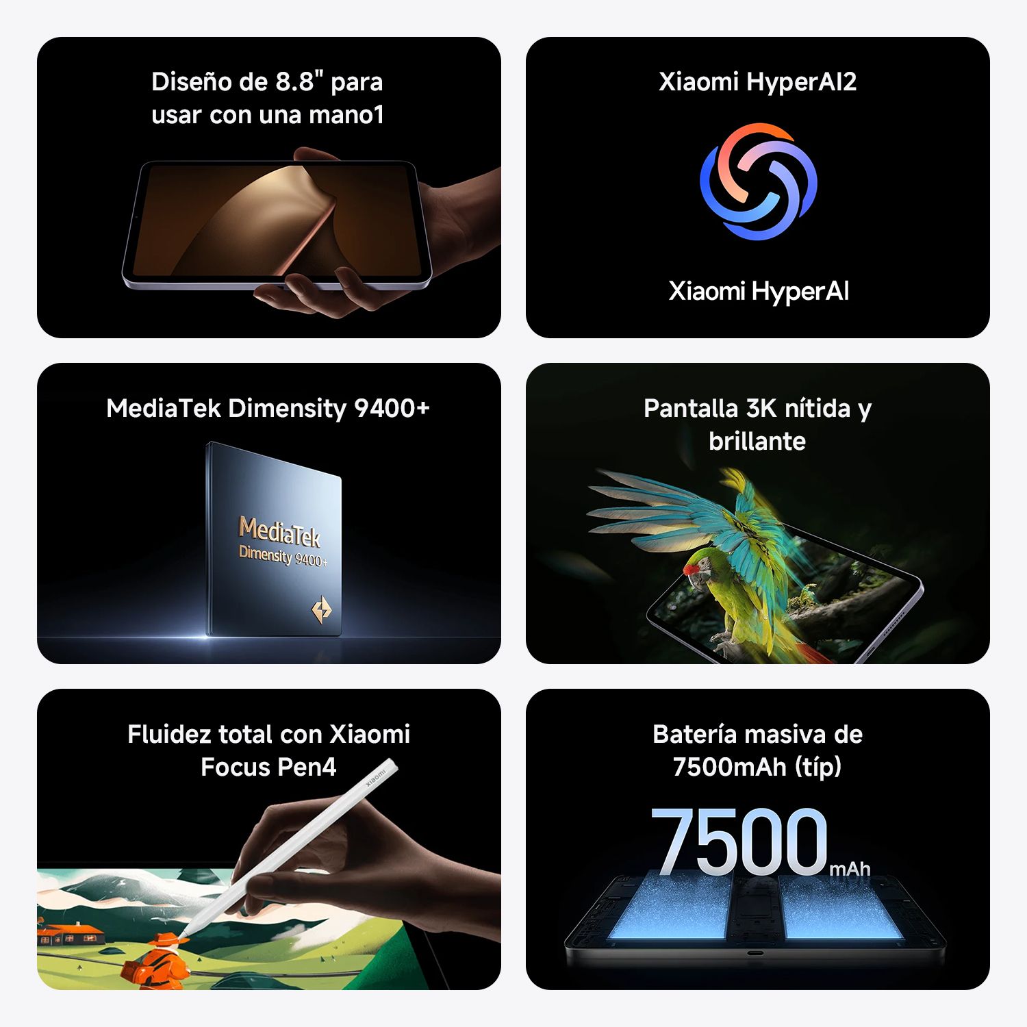 XIAOMI Xiaomi Pad Mini Gris 8GB + 256GB | Falabella Chile
