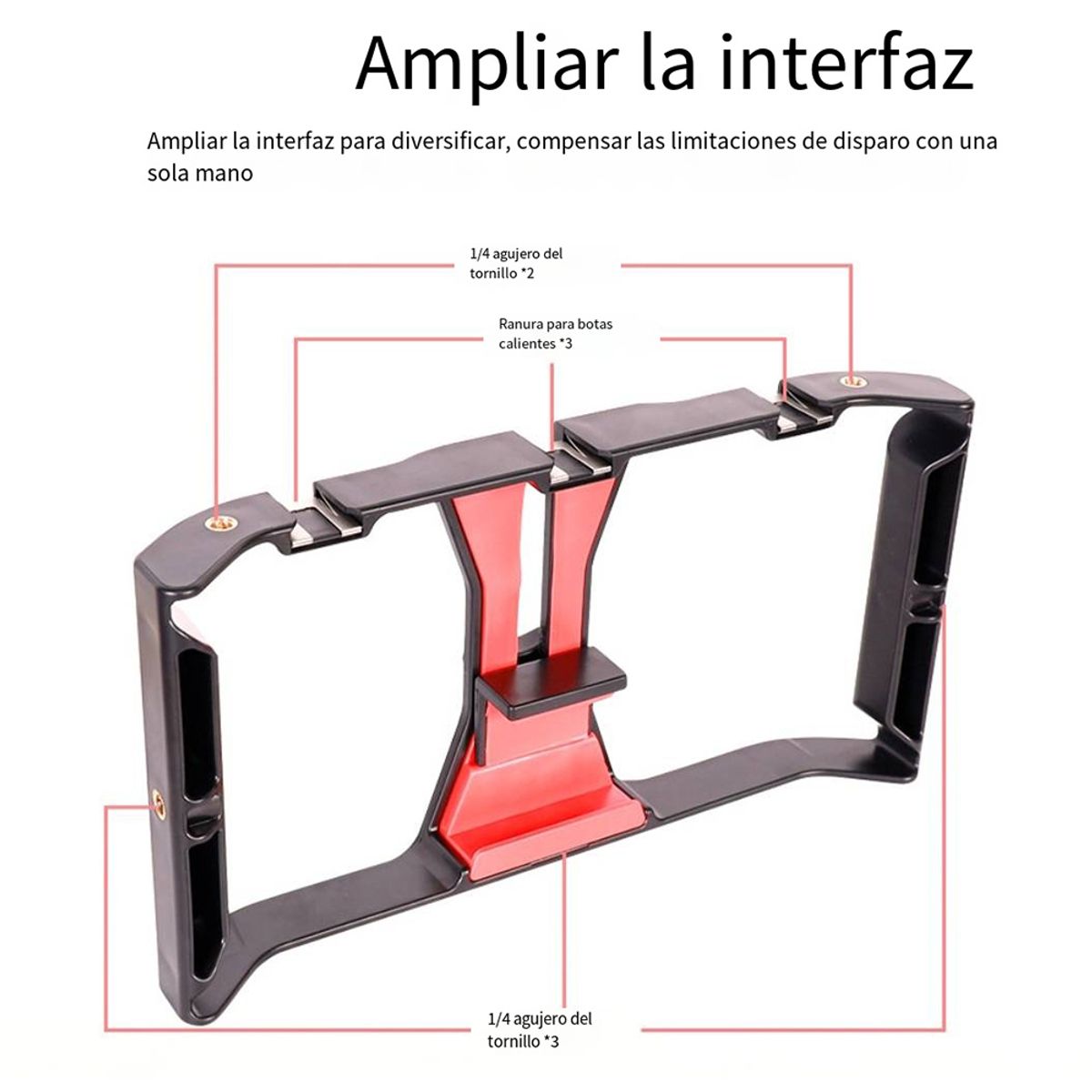 GENERICO - Soporte Estabilizador para Smartphone y Teléfonos Móviles