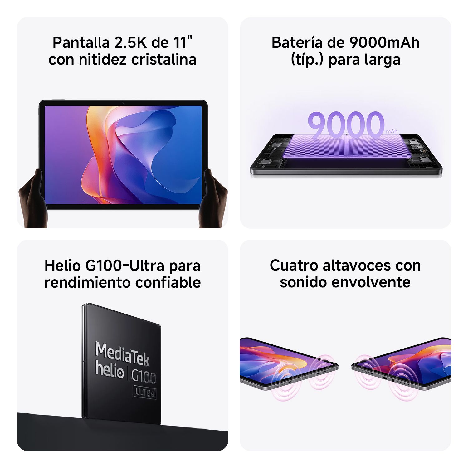 XIAOMI REDMI Pad 2 Gris grafito 4GB + 128GB | Falabella Chile