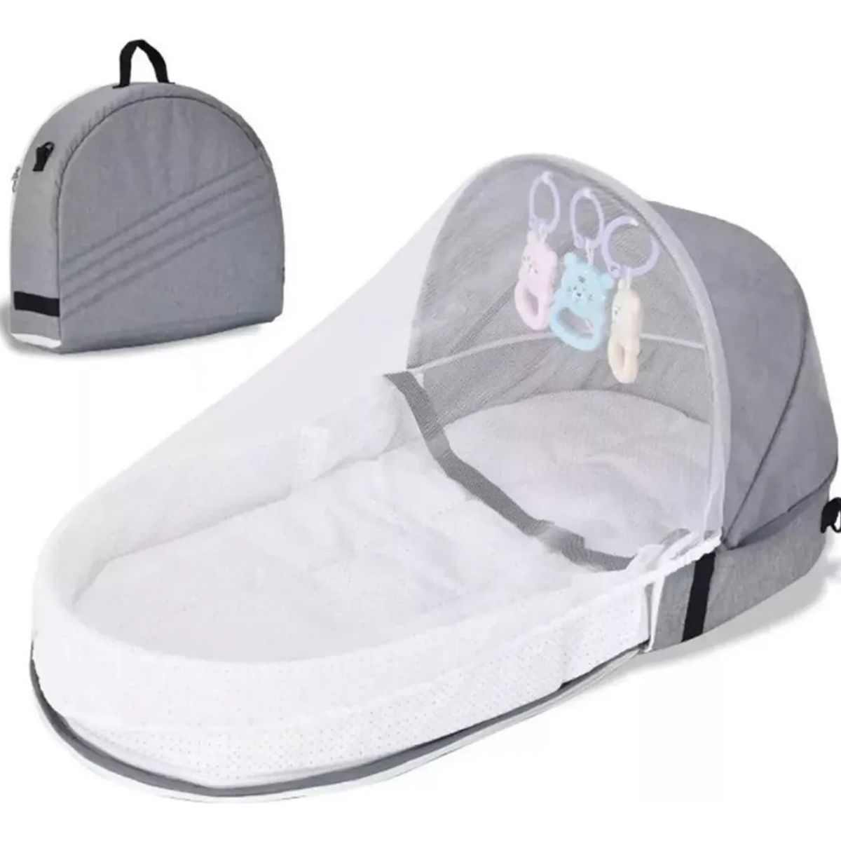 BLLOQ - Cama para Bebé Recién Nacido Plegable Mosquitera