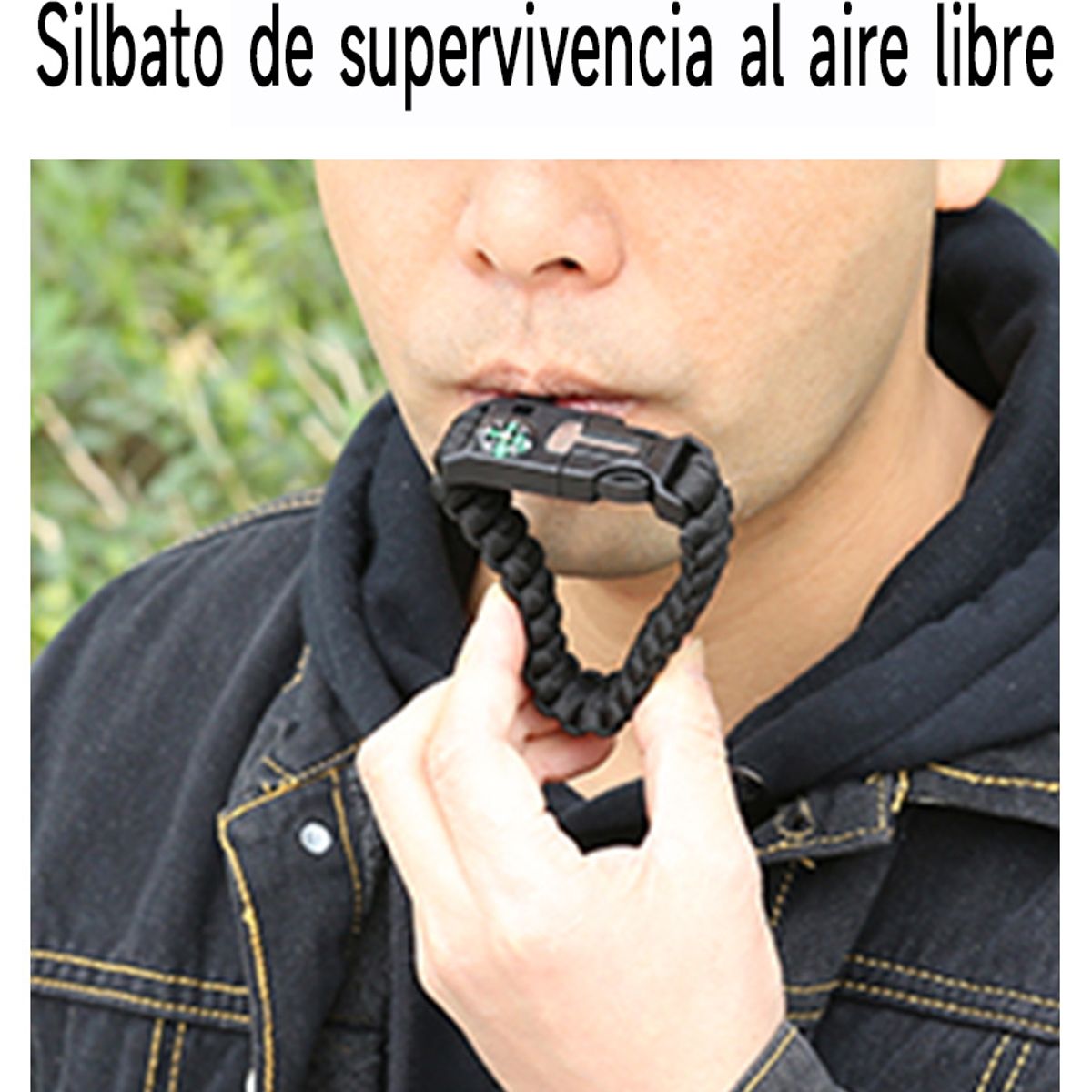 GENERAL - 2pcs Pulsera De Supervivencia De Emergencia Al Aire Libre Camuflaje