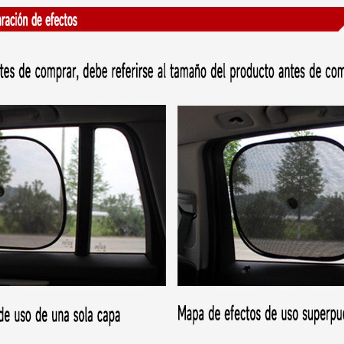 GENERAL - 5pcs Malla Electrostática Parabrisas Para Coche