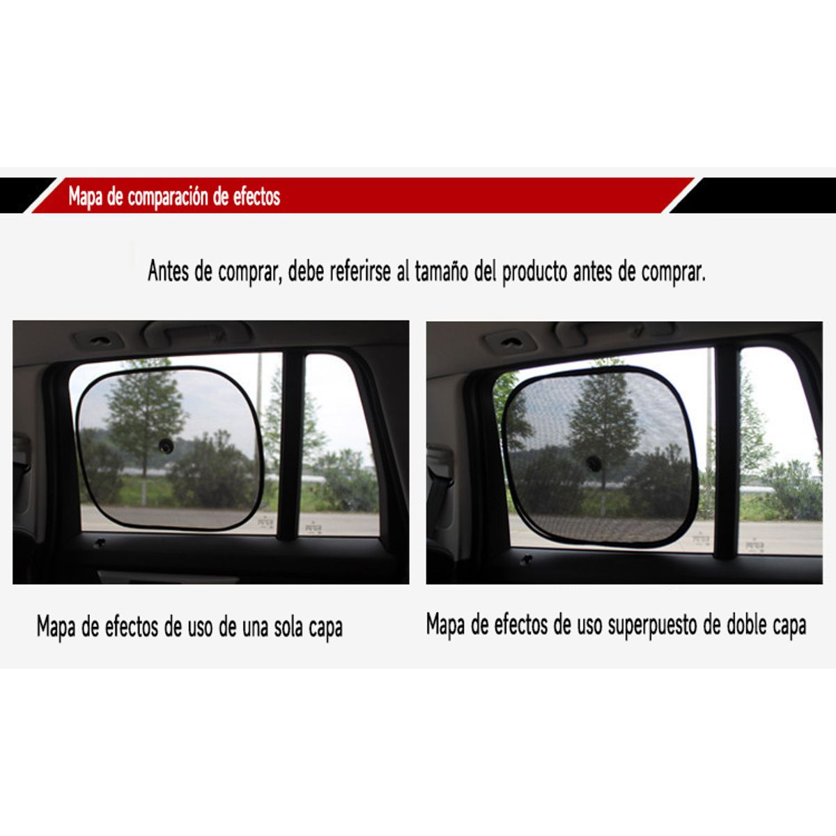 GENERAL - 5pcs Malla Electrostática Parabrisas Para Coche