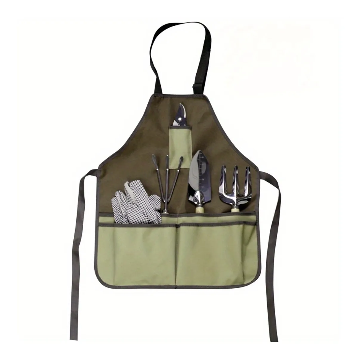 KINDA NICE - Delantal Pechera Jardinería Taller Tela Oxford Impermeable