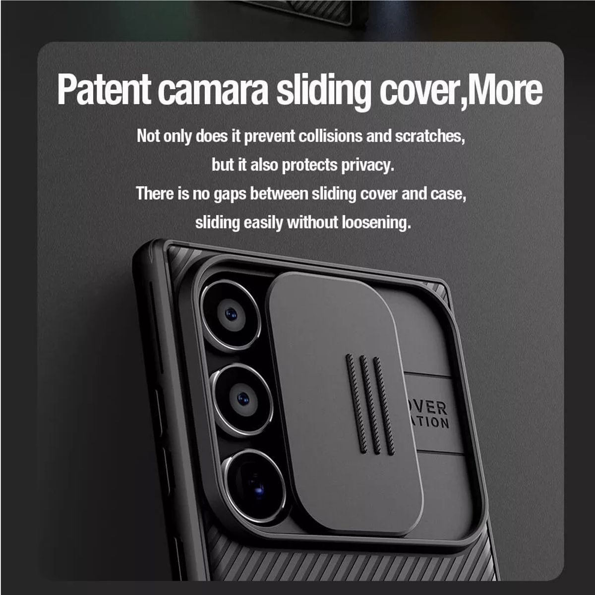 GENERICO - Funda Protectora Antigolpe TPU para Samsung Galaxy S24 PLUS Anti-espionaje para Lente