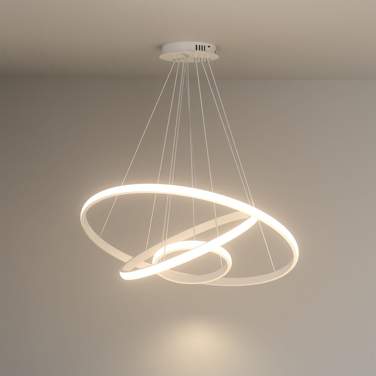 HALMAN - Diseño de Techo Suspendido DIY-Minimalista Triple Tono