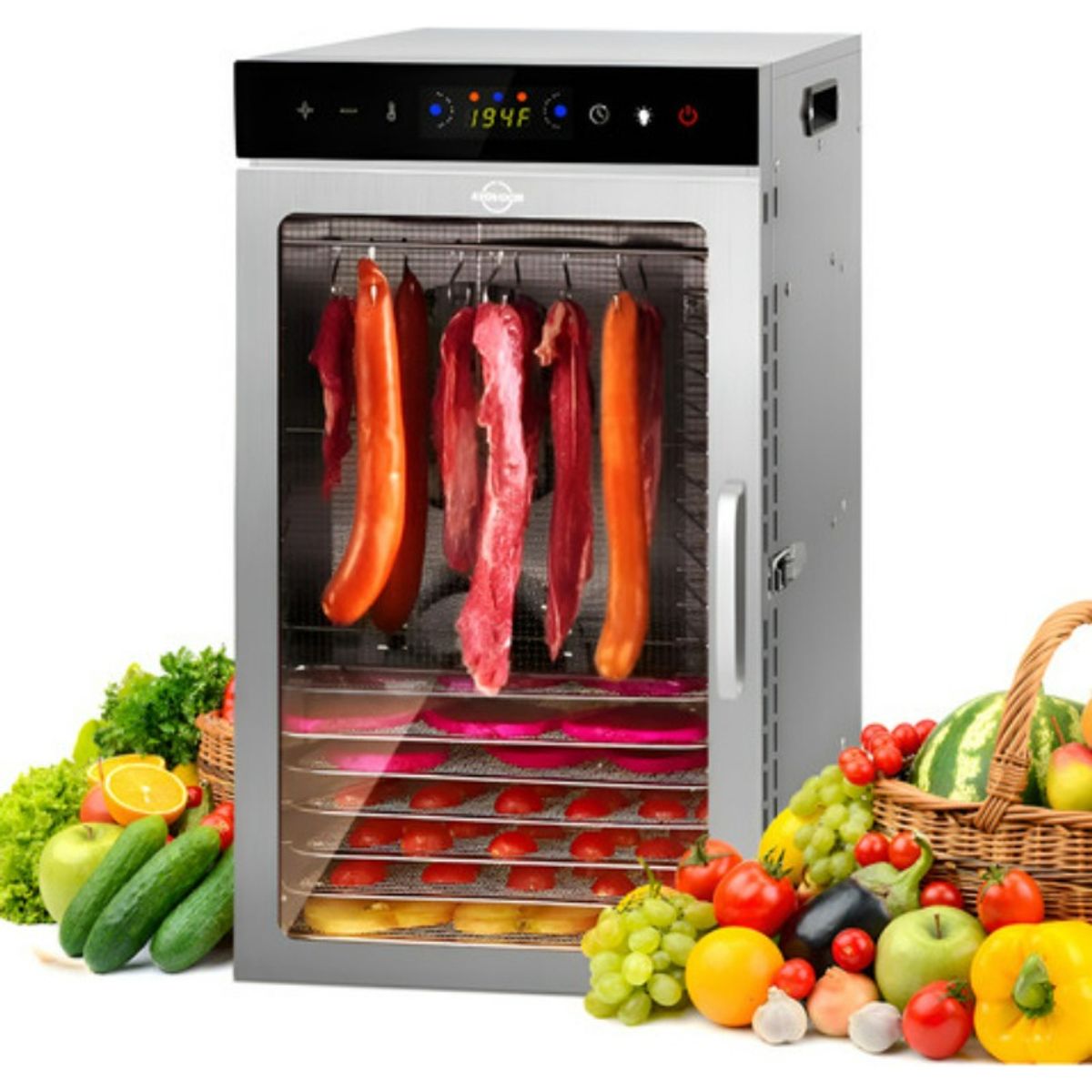 METEX - Deshidratador Alimentos 18 Bandejas Panel Digital